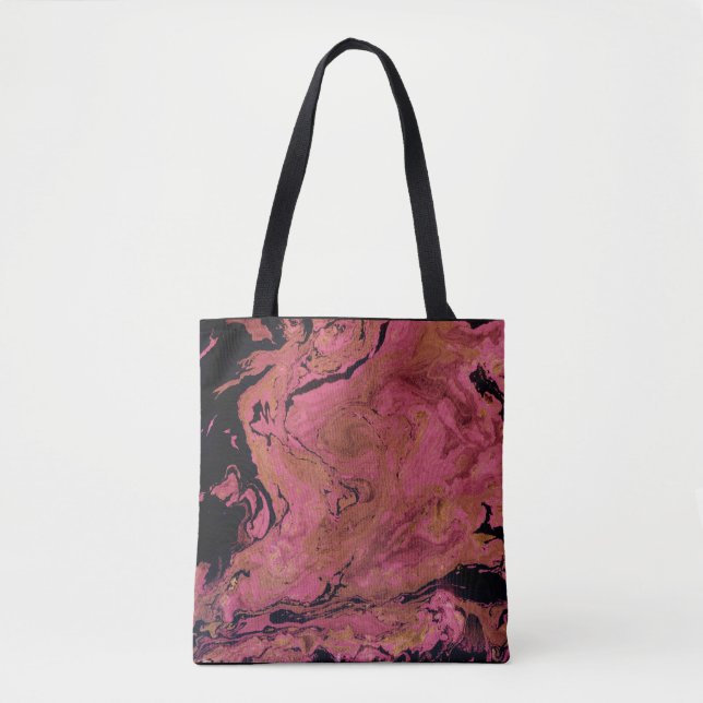 Bolsa Tote Marble, aquarela (Frente)