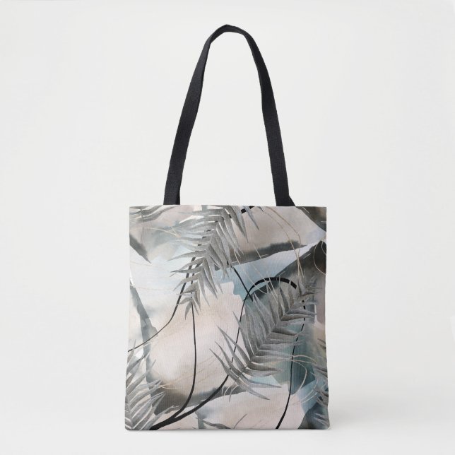 Bolsa Tote Marble Geométrico Floral Nórdico (Frente)