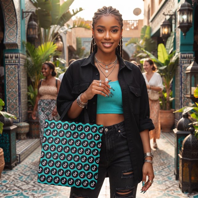 Bolsa Tote Marca de Toque TikTok (Criador carregado)