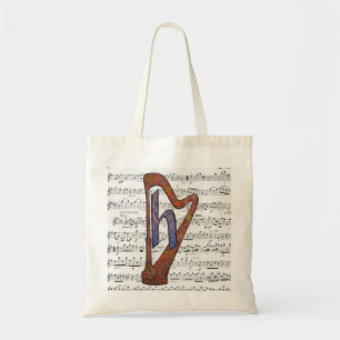 Bolsa Tote Marca de Tote de Música e Harp