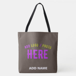 BOLSA TOTE MARCA VERIFICADA DO CAFÉ PERSONALIZÁVEL MODERNO