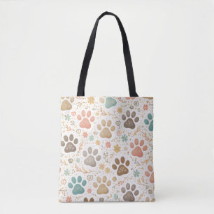 Bolsa Tote Marcas de Pata Fofas