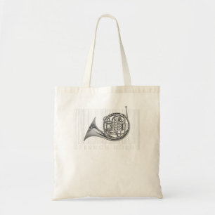 Bolsa Tote Marching Banda Brass Horn Musical - Corno francês1