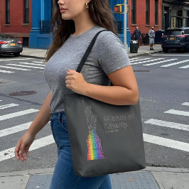 Bolsa Tote Marcos em Luz | Estátua da Liberdade