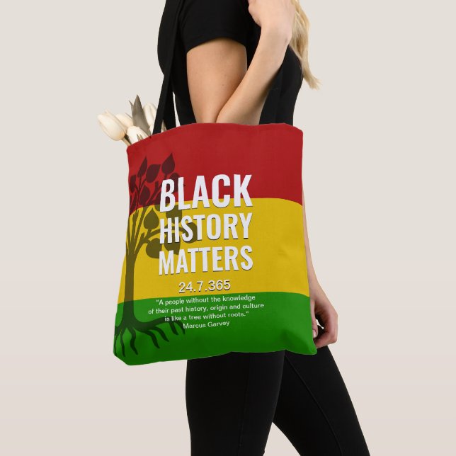 Bolsa Tote MARCUS GARVEY Black History (Close Up)