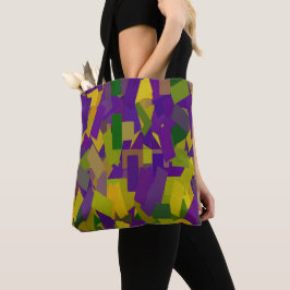 Bolsa Tote Mardi Gras Blocks