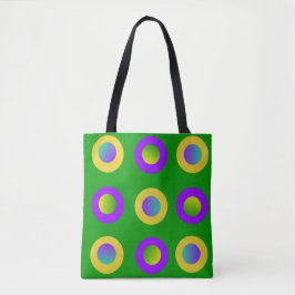 Bolsa Tote Mardi Gras Bolinhas