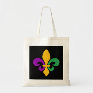 Bolsa Tote Mardi Gras Fleur De Lis