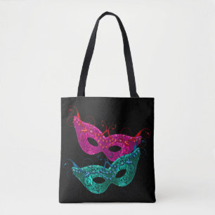 Bolsa Tote Mardi Gras Mask