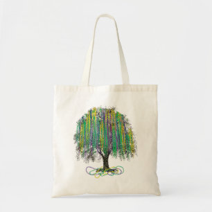 Bolsa Tote Mardi Gras Tree Watercolor Mardi Gras Bead Tree Nr