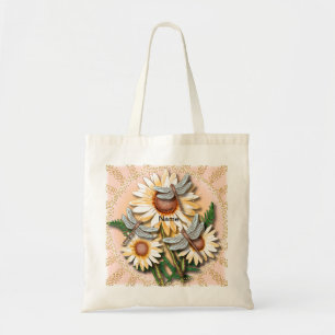 Bolsa Tote Margarida Amarela Libélula
