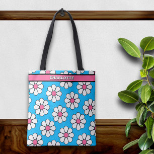 Bolsa Tote Margarida de desenho animado fofa
