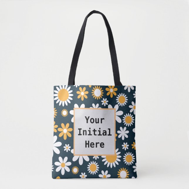 Bolsa Tote Margarida Negra (Frente)