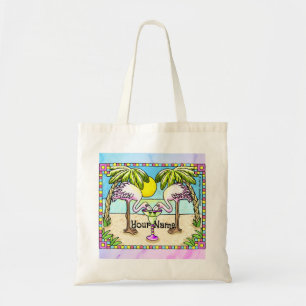 Bolsa Tote Margarita Flamingo Tote Bag