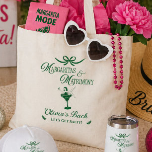 Bolsa Tote Margaritas e Matrimônio Festa de Despedida de Solt