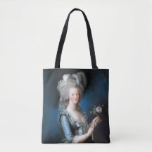 Marie Antoinette com um rosa