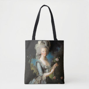 Bolsa Tote Marie Antoinette com um rosa, 1783