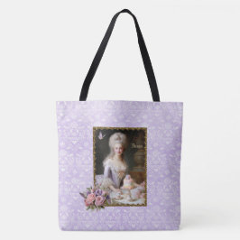 Bolsa Tote Marie Antoinette,French,Paris,roses,cakes