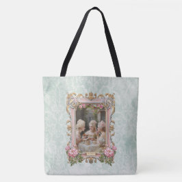 Bolsa Tote Marie Antoinette,French,Paris,roses,cakes
