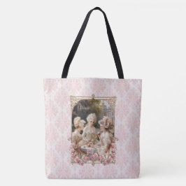 Bolsa Tote Marie Antoinette,French,Paris,tea,cake,roses,手提げ袋