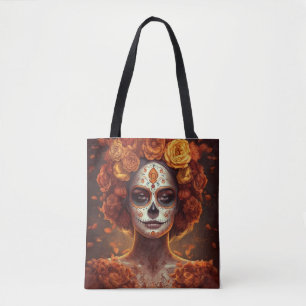 Bolsa Tote Marigold Catrina Dia dos Mortos