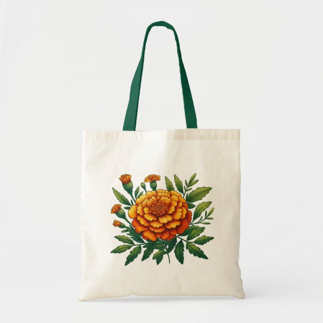 Bolsa Tote Marigold Flower (Frente)