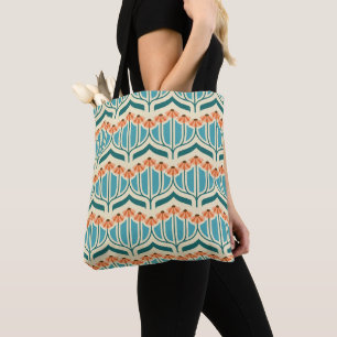 Bolsa Tote Marigolds retrô