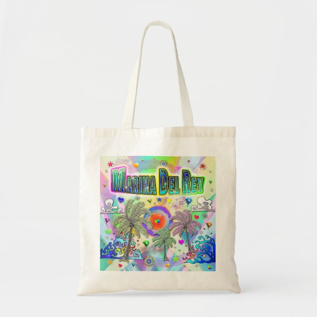 Bolsa Tote Marina Del Rey Deep Dream Tote Bag (Frente)