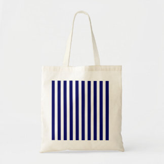 Bolsa Tote Marinho azul e faixas brancas de doces