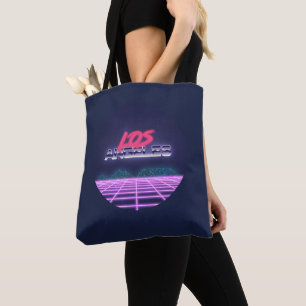 Bolsa Tote Marinho Nova Wave Retro LA 80s