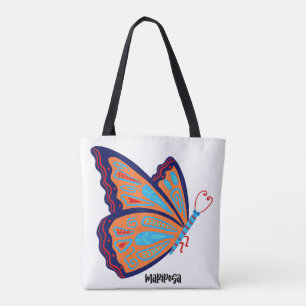 Bolsa Tote Mariposa Alebrije