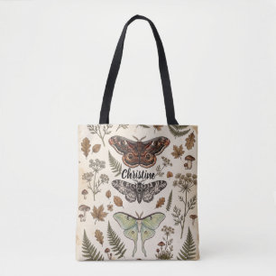 Bolsa Tote Mariposas Místicas Boho Hippie Bruxas