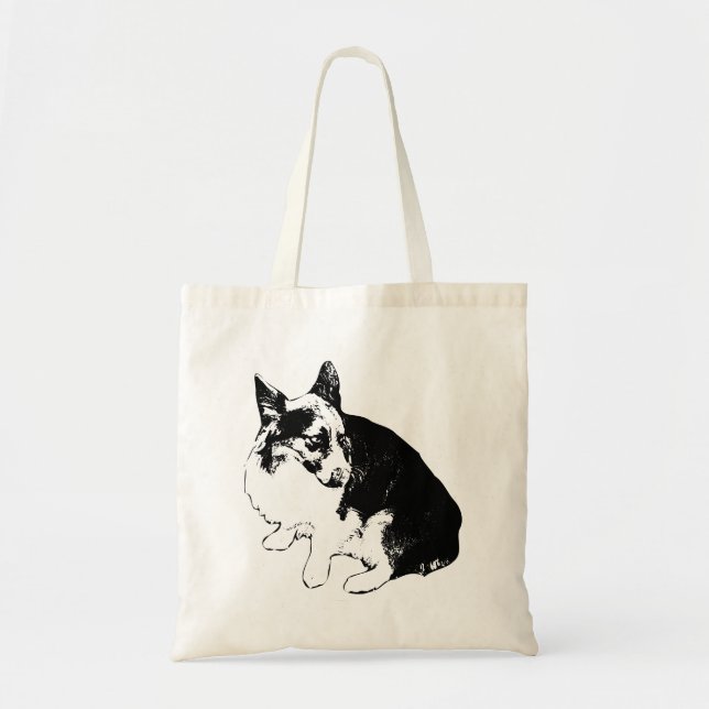 Bolsa Tote Market Walk, Corgi Watch (Frente)