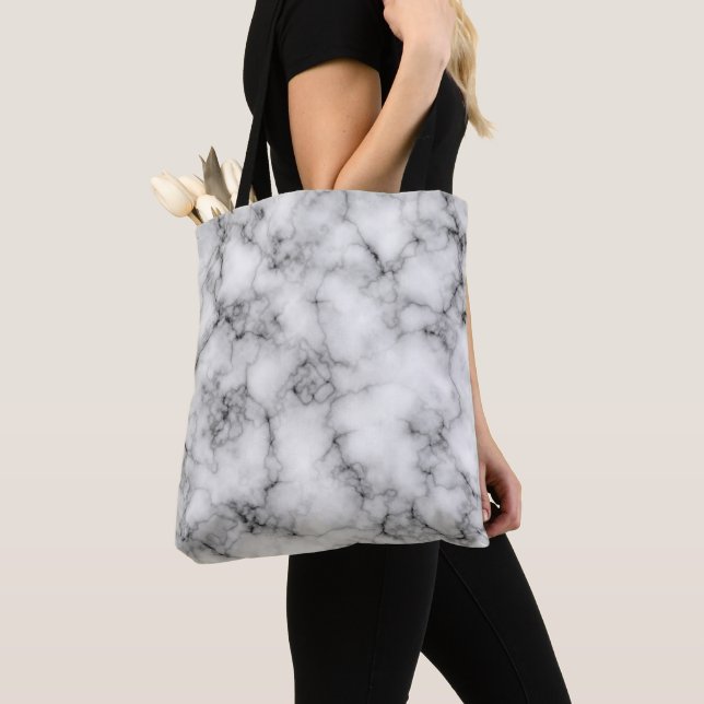 Bolsa Tote Mármore Branco (Close Up)