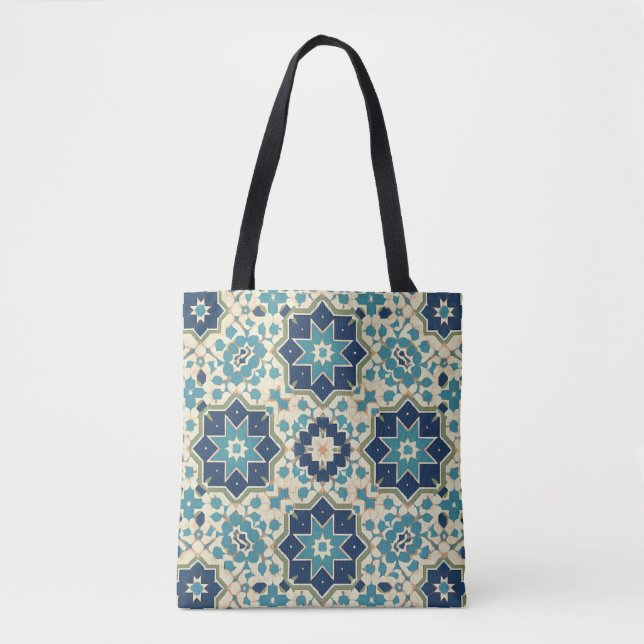 Bolsa Tote Marrakech Mosaic - Azulejo marroquino (Frente)