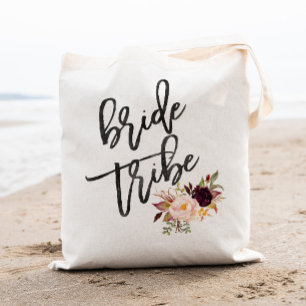 Bolsa Tote Marsala burgundy Tribo Floral