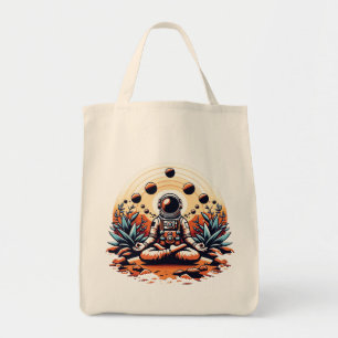 Bolsa Tote Martian Zen: Tranquilidade do Astronauta