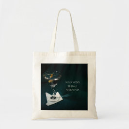 Bolsa Tote Martini de Fim de Semana de Casamento do Partido d