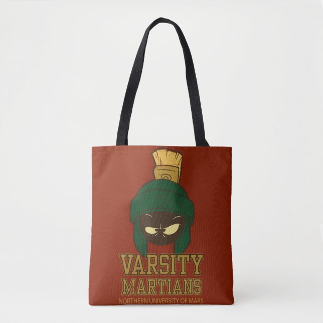 Bolsa Tote MARVIN, O MARTIAN™ Varsity Collegiate Graphic (Frente)