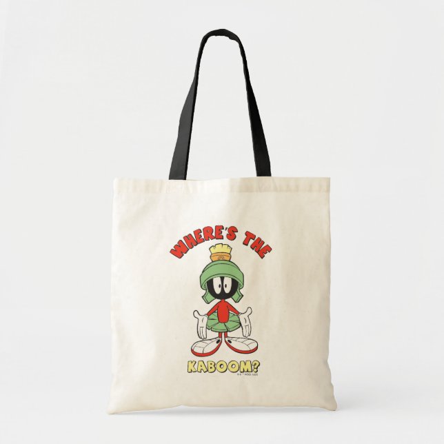 Bolsa Tote MARVIN THE MARTIAN™ Onde está o Kaboom? (Frente)
