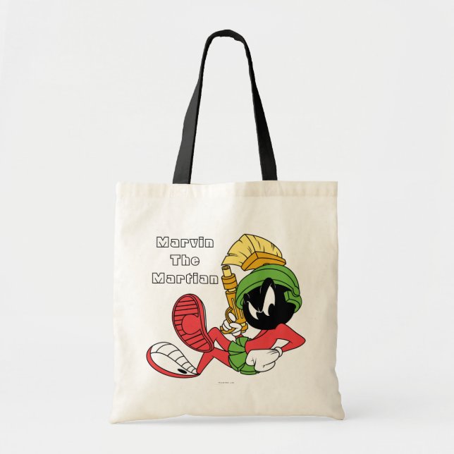 Bolsa Tote MARVIN THE MARTIAN™ Reclining With Laser (Frente)