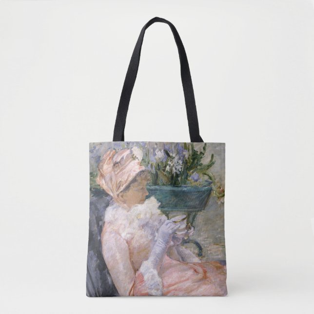 Bolsa Tote Mary Cassatt - A Taça do Chá (Frente)