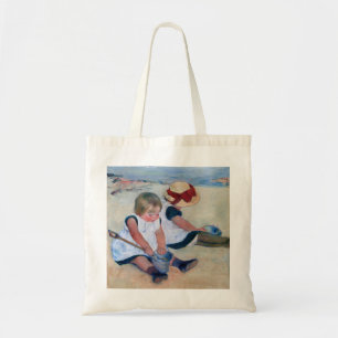 Bolsa Tote Mary Cassatt Crianças Brincando na Praia 1884
