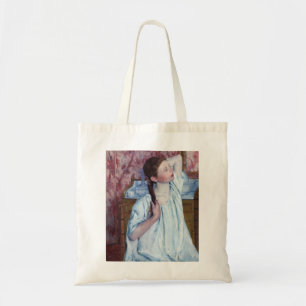 Bolsa Tote Mary Cassatt - Garota Arrumando seu Cabelo