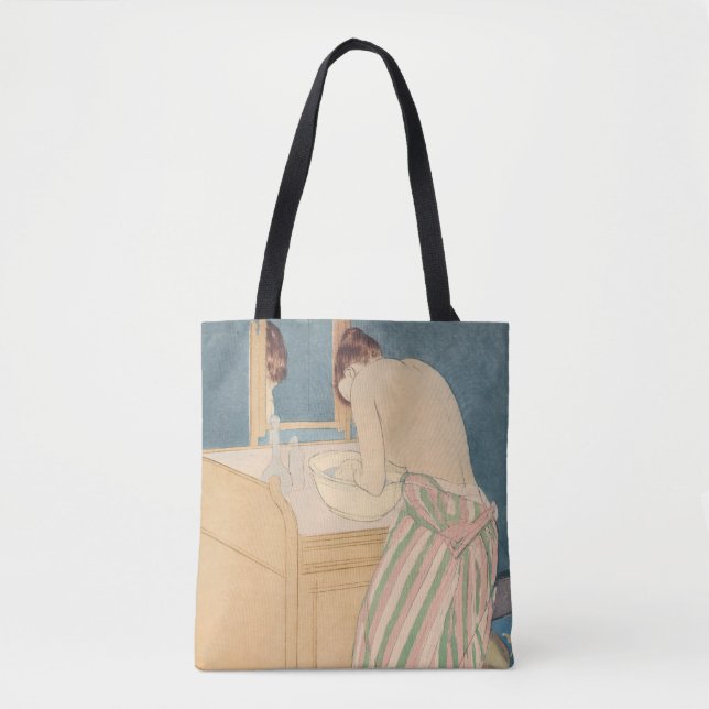Bolsa Tote Mary Cassatt - Mulher Bathing (Frente)