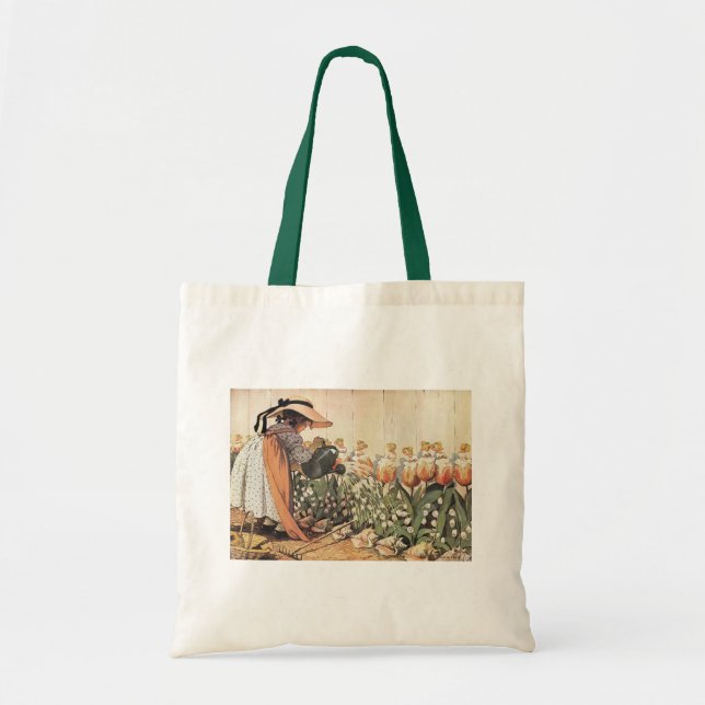 Bolsa Tote Mary, Mary, Quite Contrary Nursery Rhyme (Frente)
