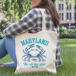 Bolsa Tote Maryland Old Line State Crab