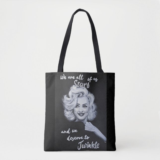 Bolsa Tote Marylin Monroe Retrato Perfeição Se Ama S (Frente)