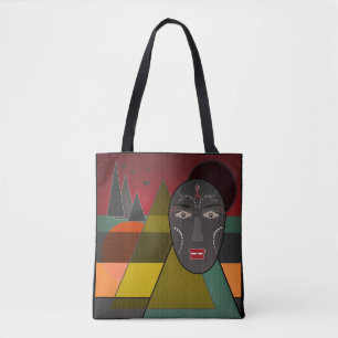 Bolsa Tote Máscara africana