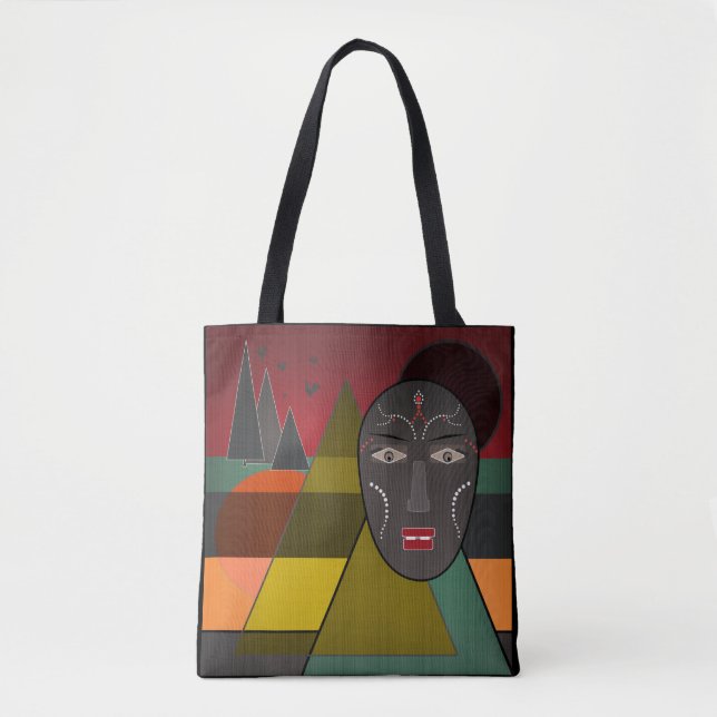 Bolsa Tote Máscara africana (Frente)